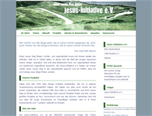 Tablet Screenshot of jesus-initiative.de